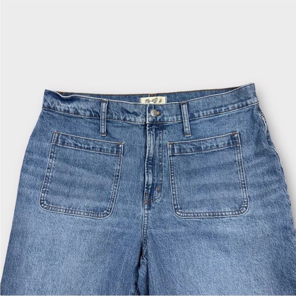 Madewell The Perfect Vintage Wide Leg Jeans Womens 32 Fit 34x31 Blue Denim Baggy - Picture 8 of 15